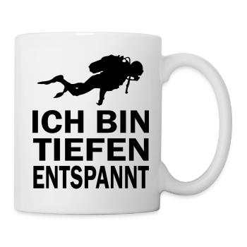 Diving Dive tauchen - Tasse - Weiß - Rechts