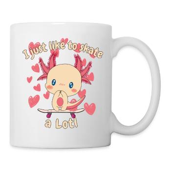Skater girls Axolotl - Mug - white - Right
