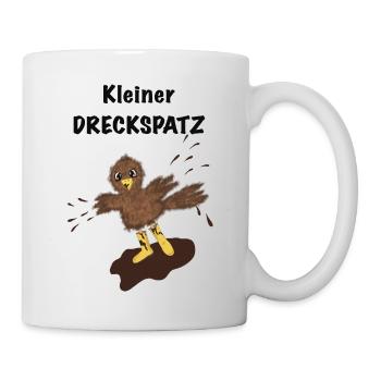 Kleiner Dreckspatz - Tasse - Weiß - Rechts