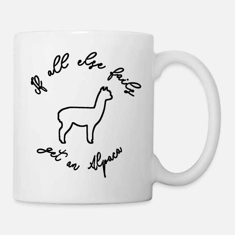Alpaca / Alpaka / Lama / Love - Tasse - Weiß
