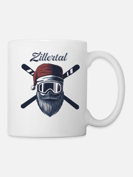 Zillertal Ski Sknowboard - Tasse - Weiß