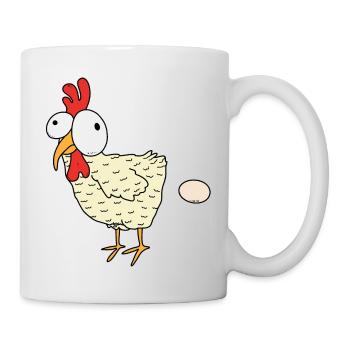 Funny Chicken Chicken Farmer Farmer - Mug - white - Right