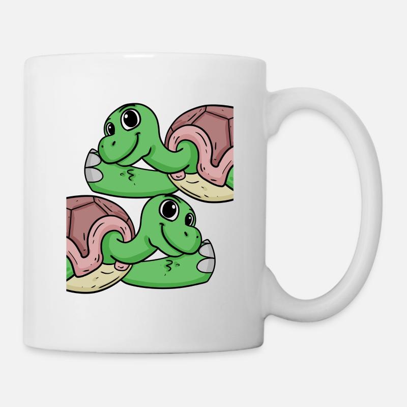 Schildkröte Schildkröten - Tasse - Weiß