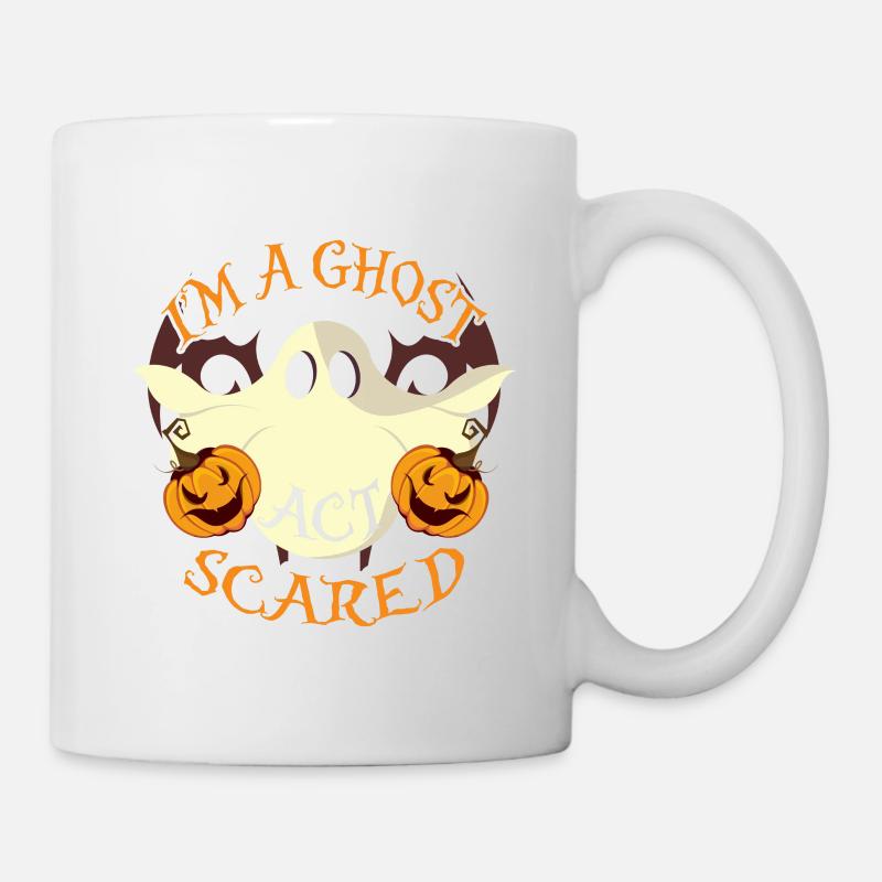 I'm A Ghost Act Scared - Mug - white