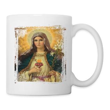 Jesus Maria Holly Mary - Mug - white - Right