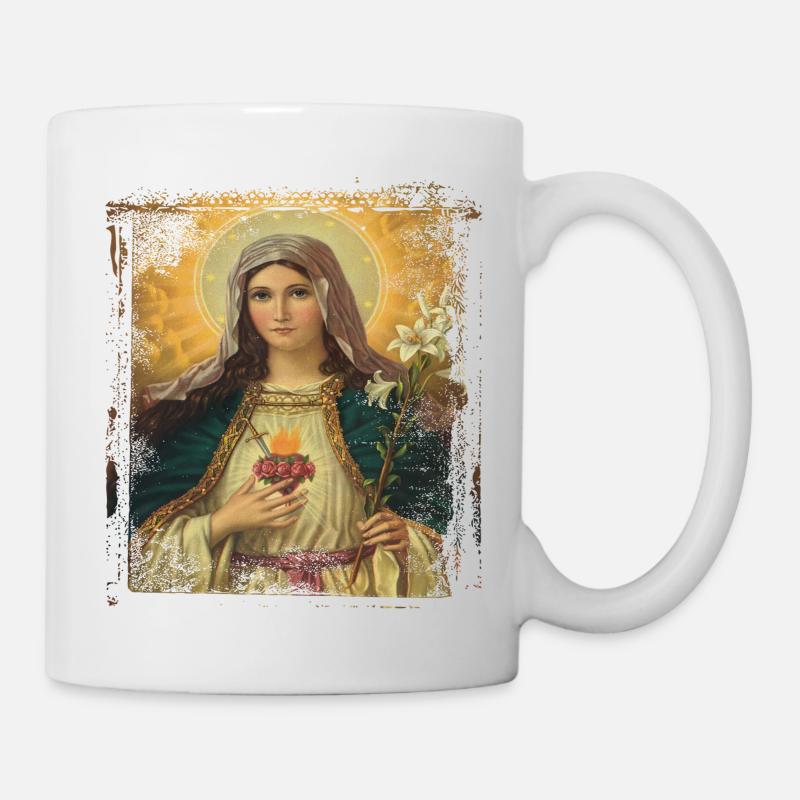 Jésus Marie Sainte Marie - Mug blanc - blanc