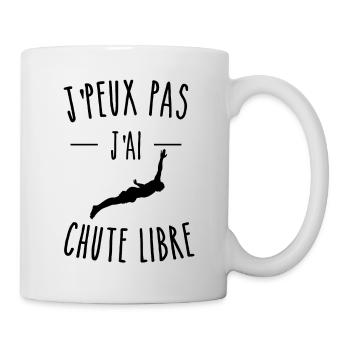 je peux pas j'ai chute libre humour - Mug blanc - blanc - Droite