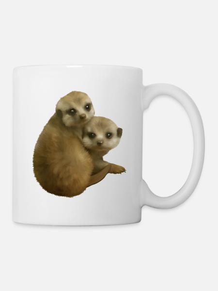 Suricate - Mug blanc - blanc