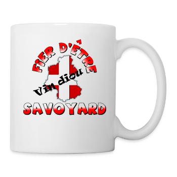 Fier d être savoyard 2 - Mug blanc - blanc - Droite