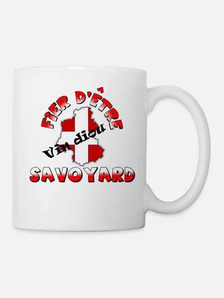 Fier d être savoyard 2 - Mug blanc - blanc