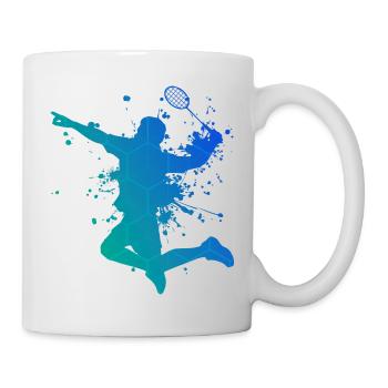 Squash Badminton Player Badminton Badminton Badminton - Mug - white - Right
