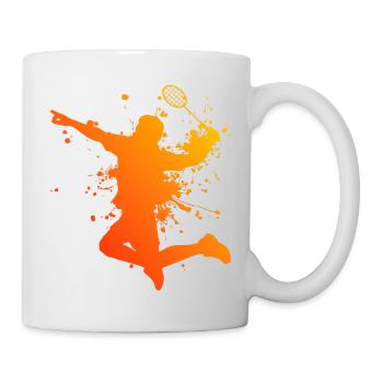 Badminton Badminton Player Squash Badminton - Mug - white - Right