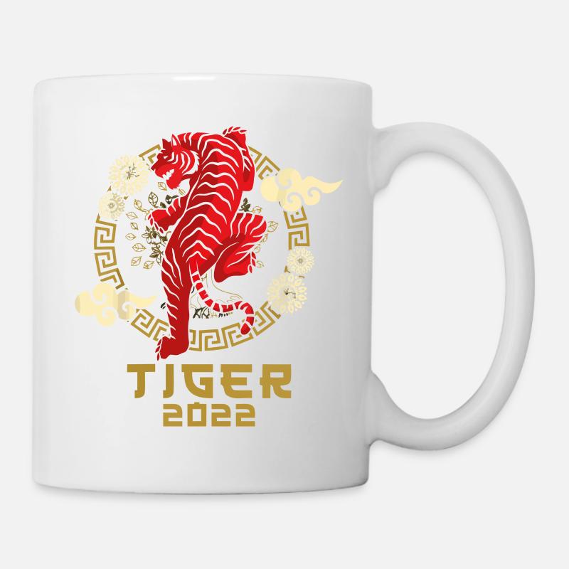 Happy Chinese New Year 2022 - Signe du zodiaque - Mug blanc - blanc