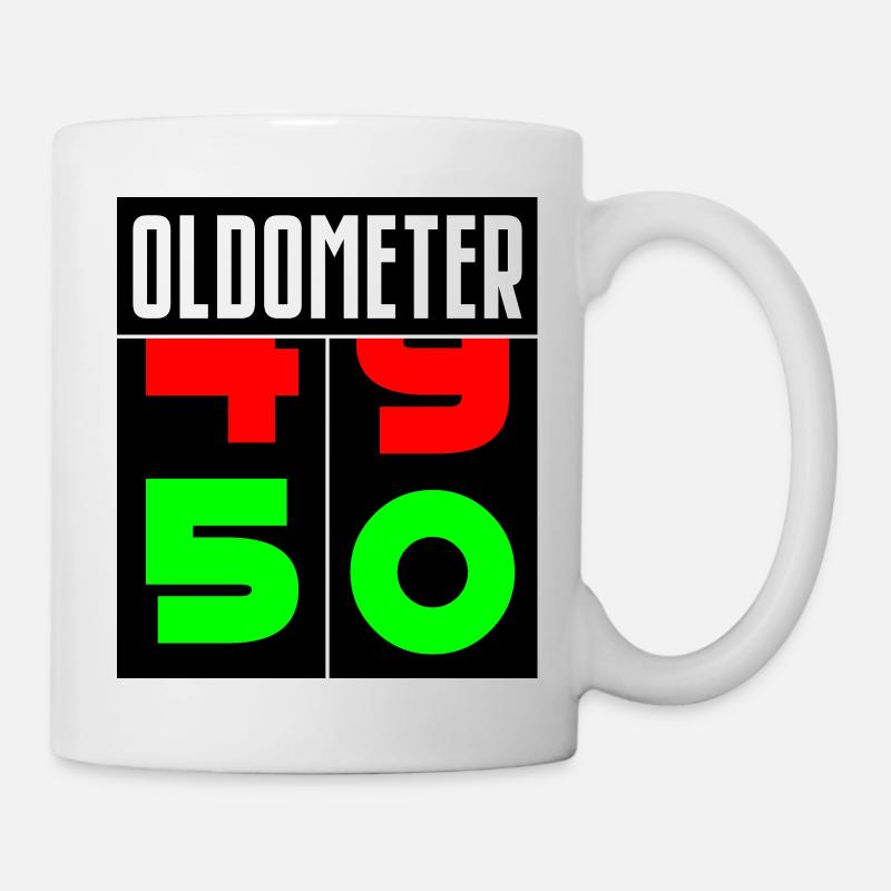 Oldometer 50th Birthday - Mug - white