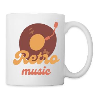 Retro Music - Mug blanc - blanc - Droite
