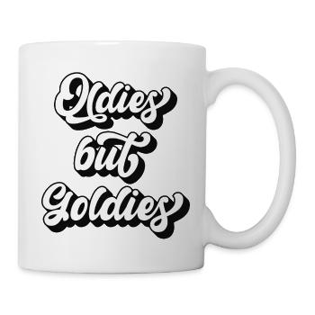 OLDIES BUT GOLDIES coole-shirts.ch - Tasse - Weiß - Rechts