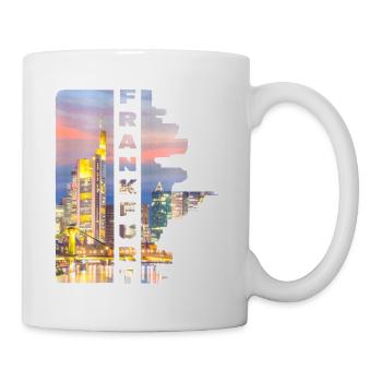 Frankfurt Germany City Skyline Home Love - Mug - white - Right