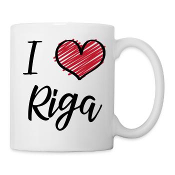 I Love Riga - Mug - white - Right
