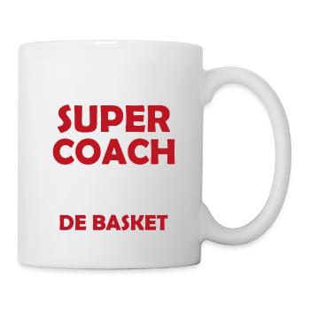 Je Suis Le Super Coach D'une Dream Team De Basket - Mug blanc - blanc - Droite
