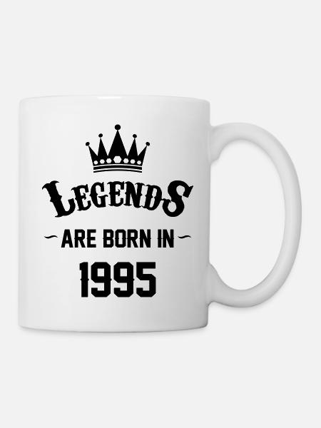 Legends are Born in 1995 - Tasse - Weiß