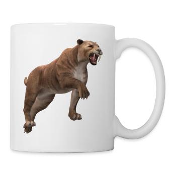 Saber-toothed tiger - Mug - white - Right