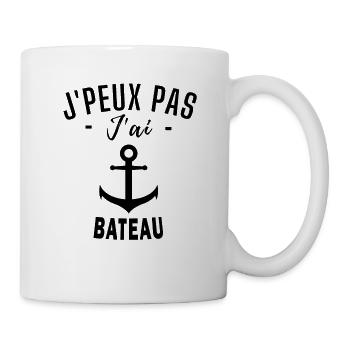 bateau - humour bateau - Mug blanc - blanc - Droite