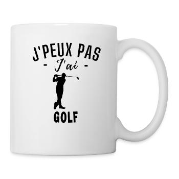 golf - humour golf - Mug blanc - blanc - Droite