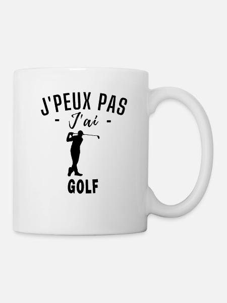 golf - humour golf - Mug blanc - blanc