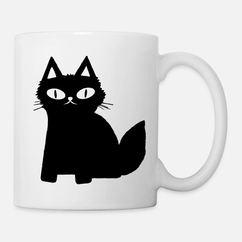 Black kitten - Mug - white
