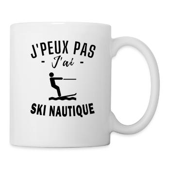 Ski nautique - humour Ski nautique - Mug blanc - blanc - Droite