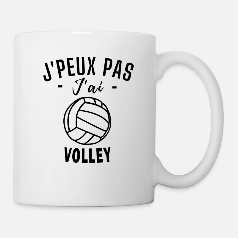 Je peux pas j'ai volley - Mug blanc - blanc