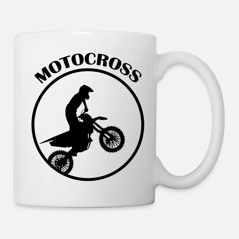Motocross - Tasse - Weiß