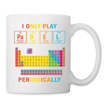 I only Play Padel Periodically Paddle Tennis - Mug - white - Right