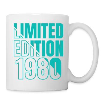 1980 Édition Limitée 42e Anniversaire Jeunes Filles - Mug blanc - blanc - Droite