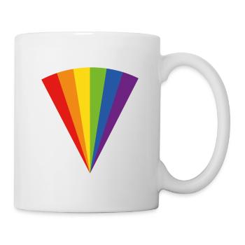 Pride Flag Fan - Mug - white - Right