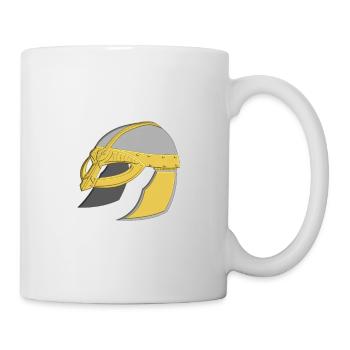 Wikingerhelm mit Runen - Tasse - Weiß - Rechts