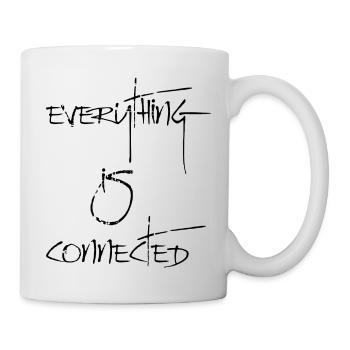 everything is connected love connection relationship - Mug - white - Right