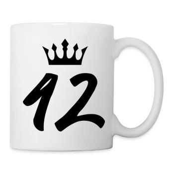 42 Couronne numérique - Mug blanc - blanc - Droite