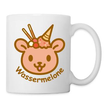 Eisbär Wassermelone - Tasse - Weiß - Rechts