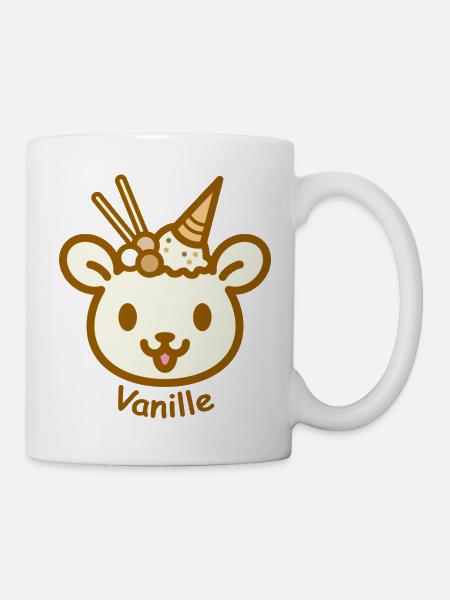 Eisbär Vanille - Tasse - Weiß