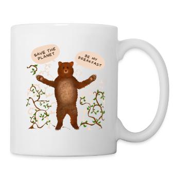 Save the planet... - Mug - white - Right