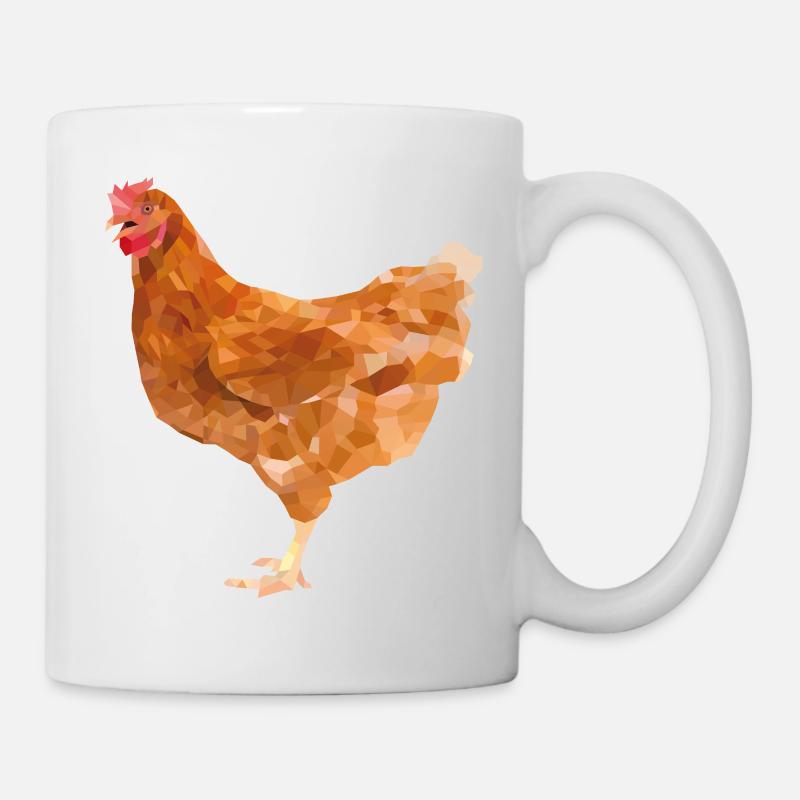 Huhn - Tasse - Weiß