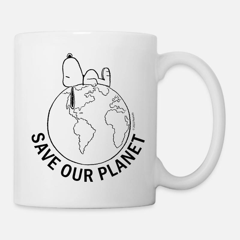 Peanuts Snoopy Save Our Planet - Mug - white
