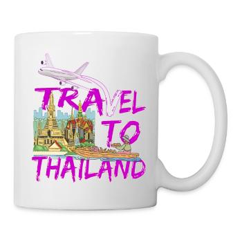 Travel to Thailand, Bangkok Emigration and holidays - Mug - white - Right