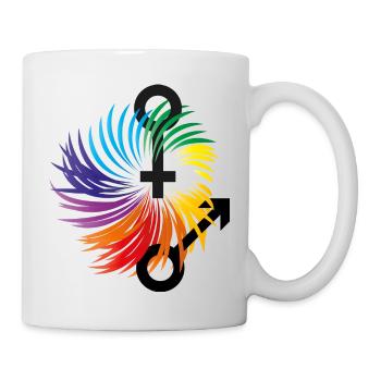 gender rols - Tasse - Weiß - Rechts