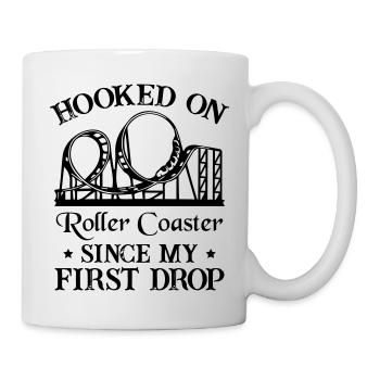 Funny Roller Coaster - Tasse - Weiß - Rechts