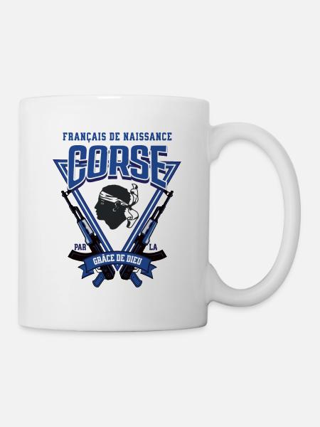 Corse Par La Grâce De Dieu - Mug blanc - blanc