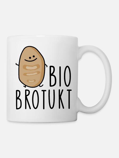 Bio Brot Produkt - Tasse - Weiß