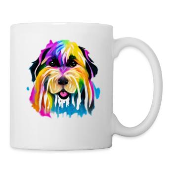Briard in colour - Mug - white - Right