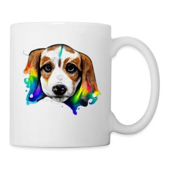 Beagle in color - Mug - white - Right